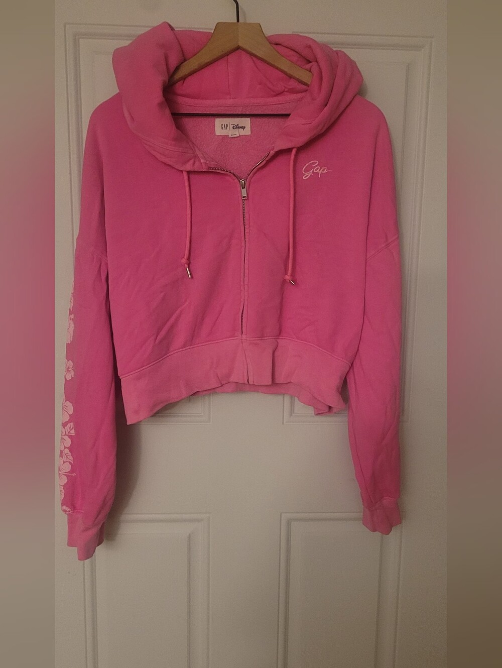 Gap Disney Pink Lilo & Stitch Hoodie Size Large